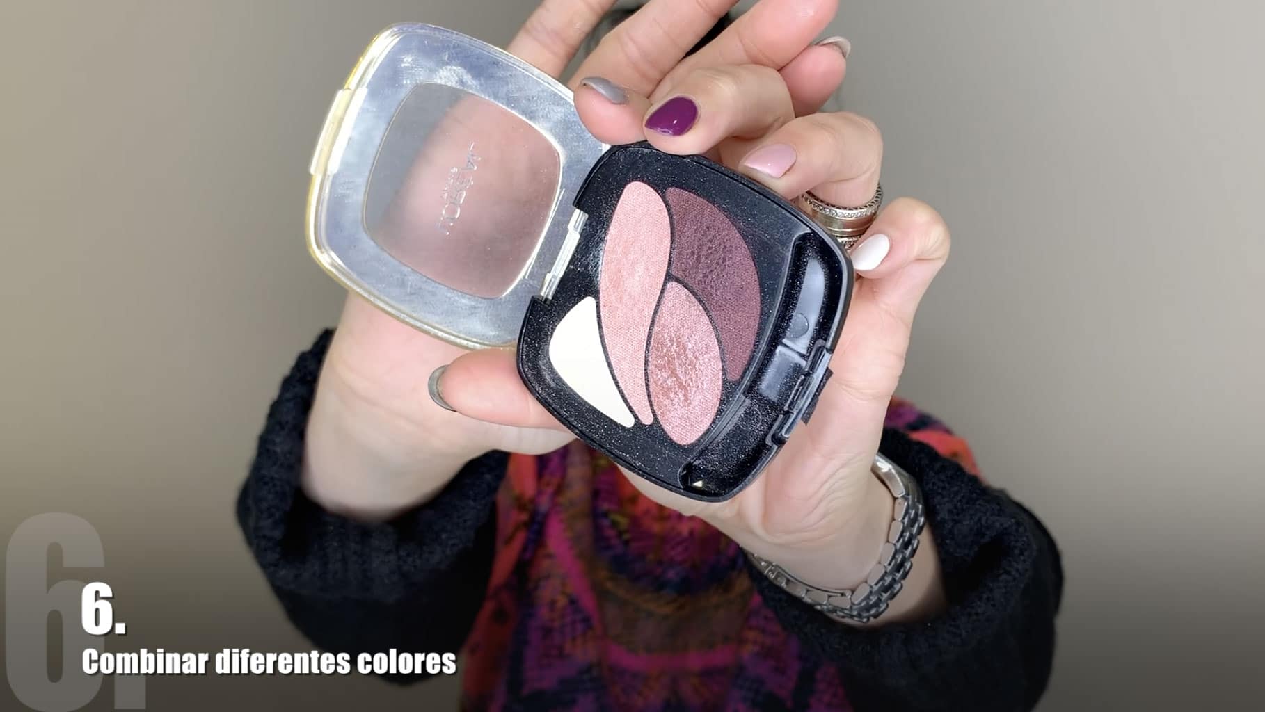 - Paso nº6. Combinar diferentes colores
