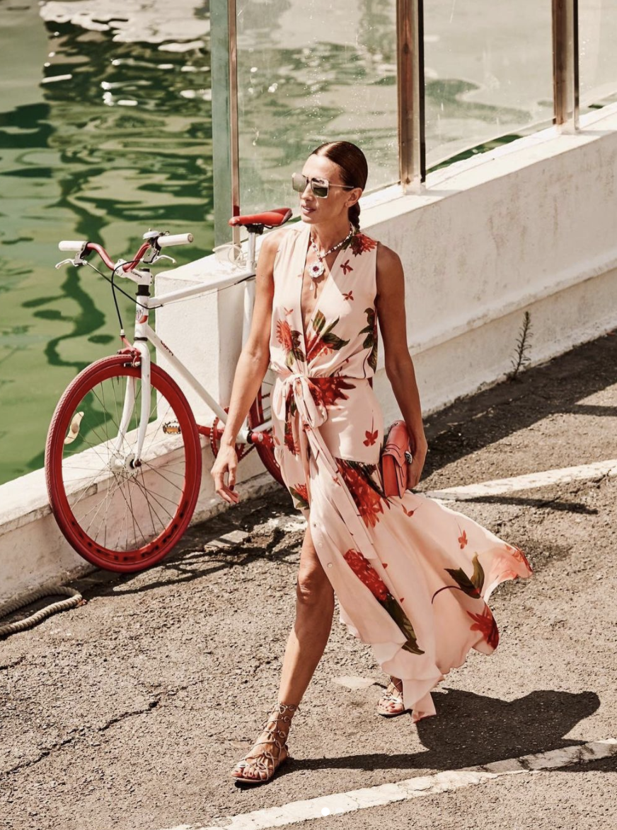 Vestido camisero de Nieves Alvarez